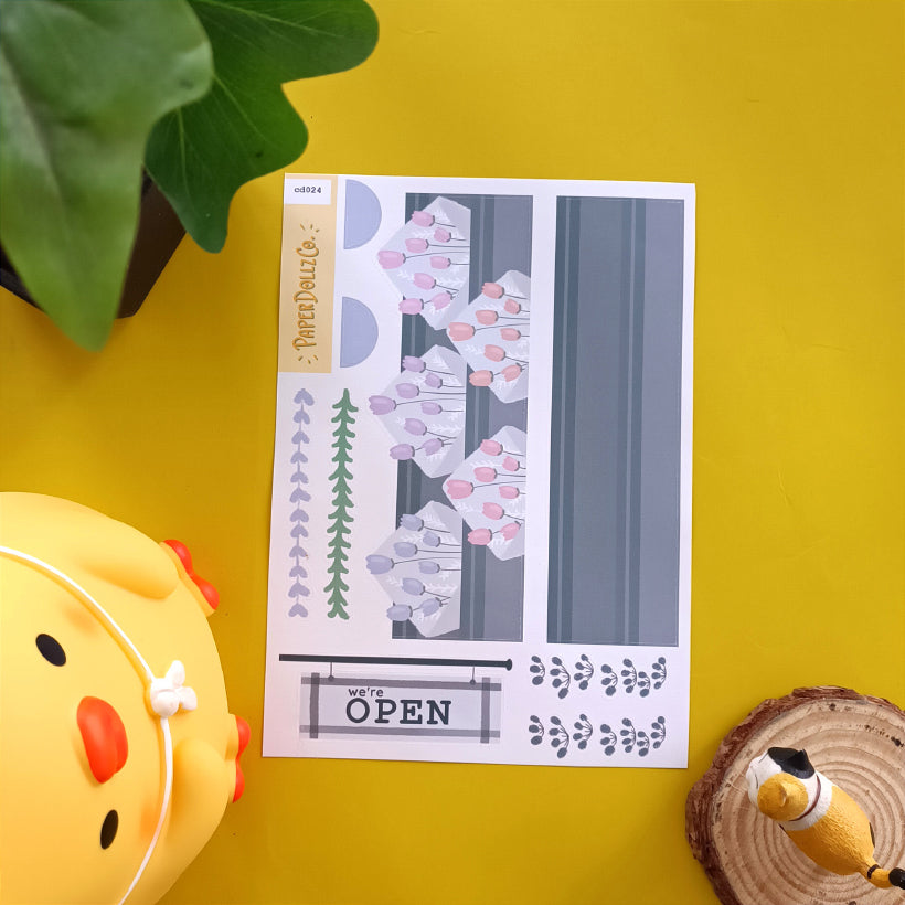 Crowning Glory | Hobonichi | Cousin Daily Sticker Kit | Cd024