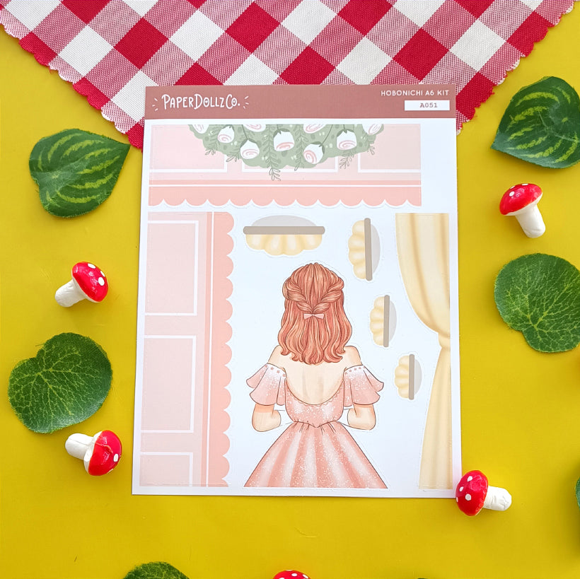 Prom Crowning Glory Hobonichi A6 Daily Sticker Kit - a051