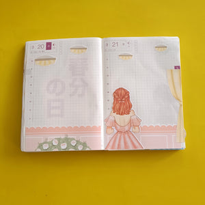 Prom Crowning Glory Hobonichi A6 Daily Sticker Kit - a051