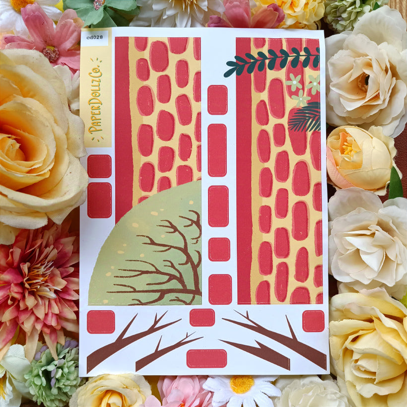 Fabulous Fall | Hobonichi | Cousin Daily Sticker Kit | Cd028