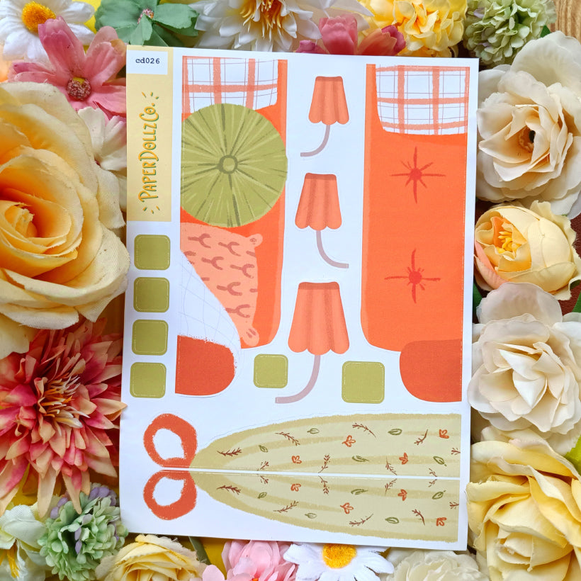 Fabulous Fall | Hobonichi | Cousin Daily Sticker Kit | Cd026