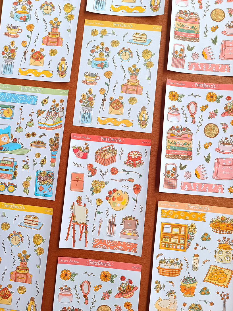 Accent Sticker | PaperDollzCo | ac005
