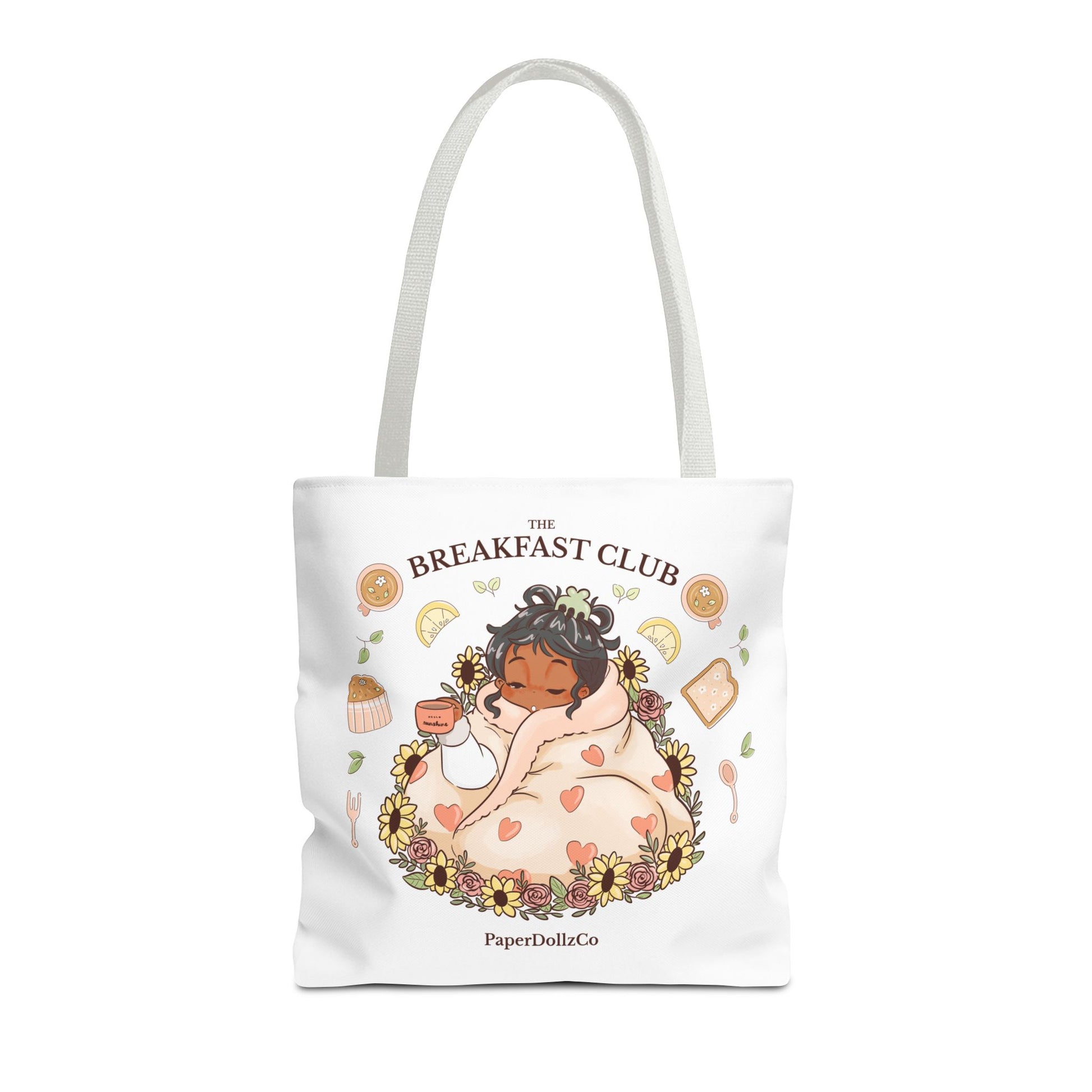 Breakfast Club Tote Bag for Food Lovers, Stylish Grocery Tote, Cute Shopping Bag, Gift for Foodies, Eco-Friendly Accessory | Olive Merch