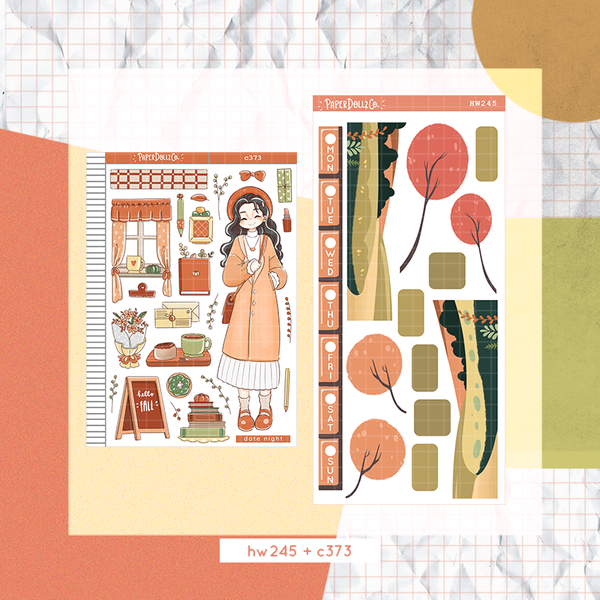 Fabulous Fall Kits for Hobonichi Weeks