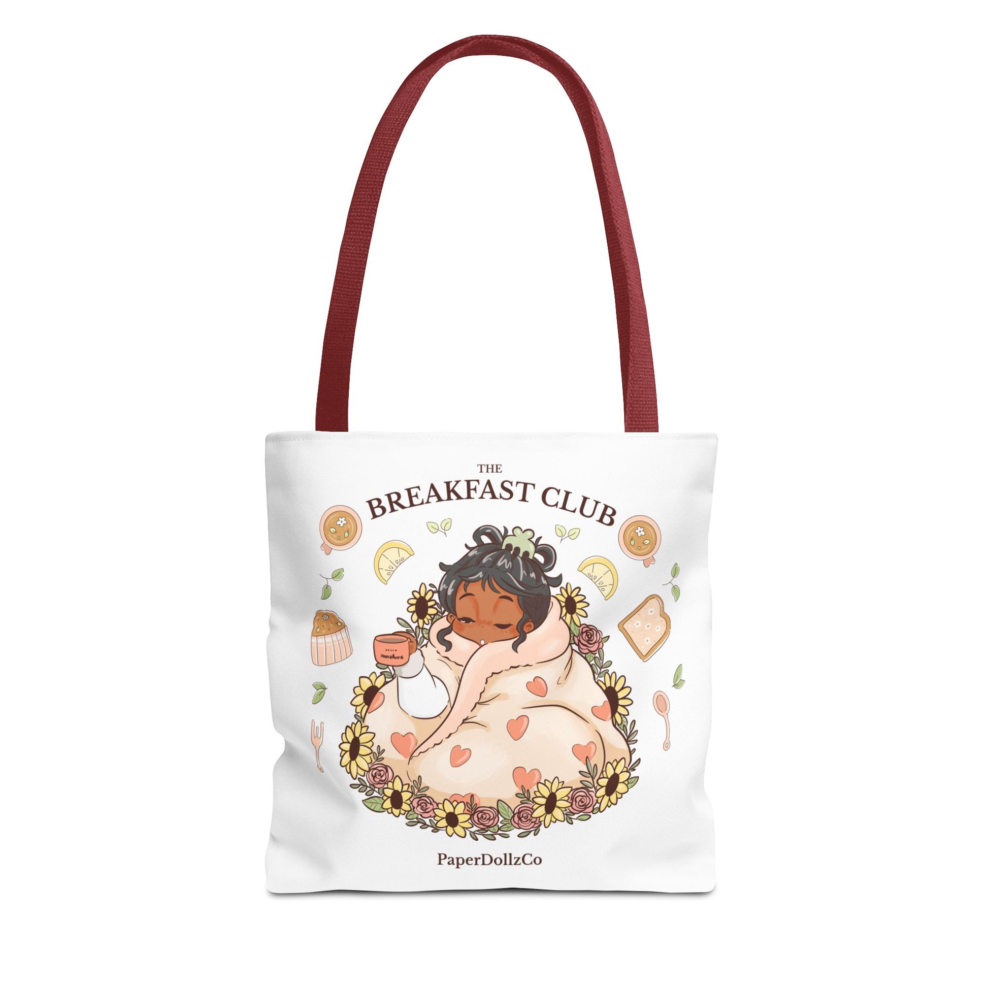 Breakfast Club Tote Bag for Food Lovers, Stylish Grocery Tote, Cute Shopping Bag, Gift for Foodies, Eco-Friendly Accessory | Olive Merch