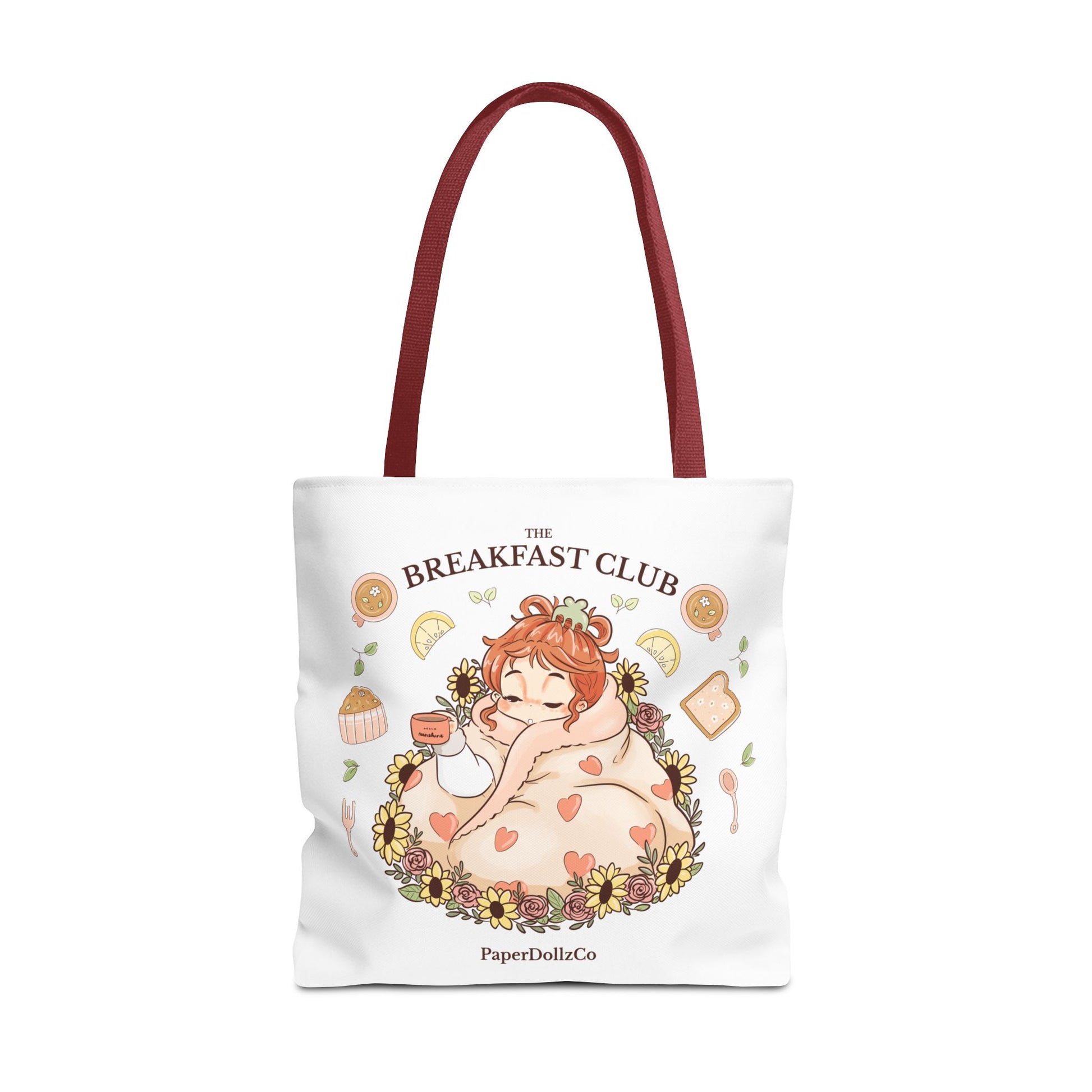 Breakfast Club Tote Bag for Food Lovers, Stylish Grocery Tote, Cute Shopping Bag, Gift for Foodies, Eco-Friendly Accessory | Kiwi Merch