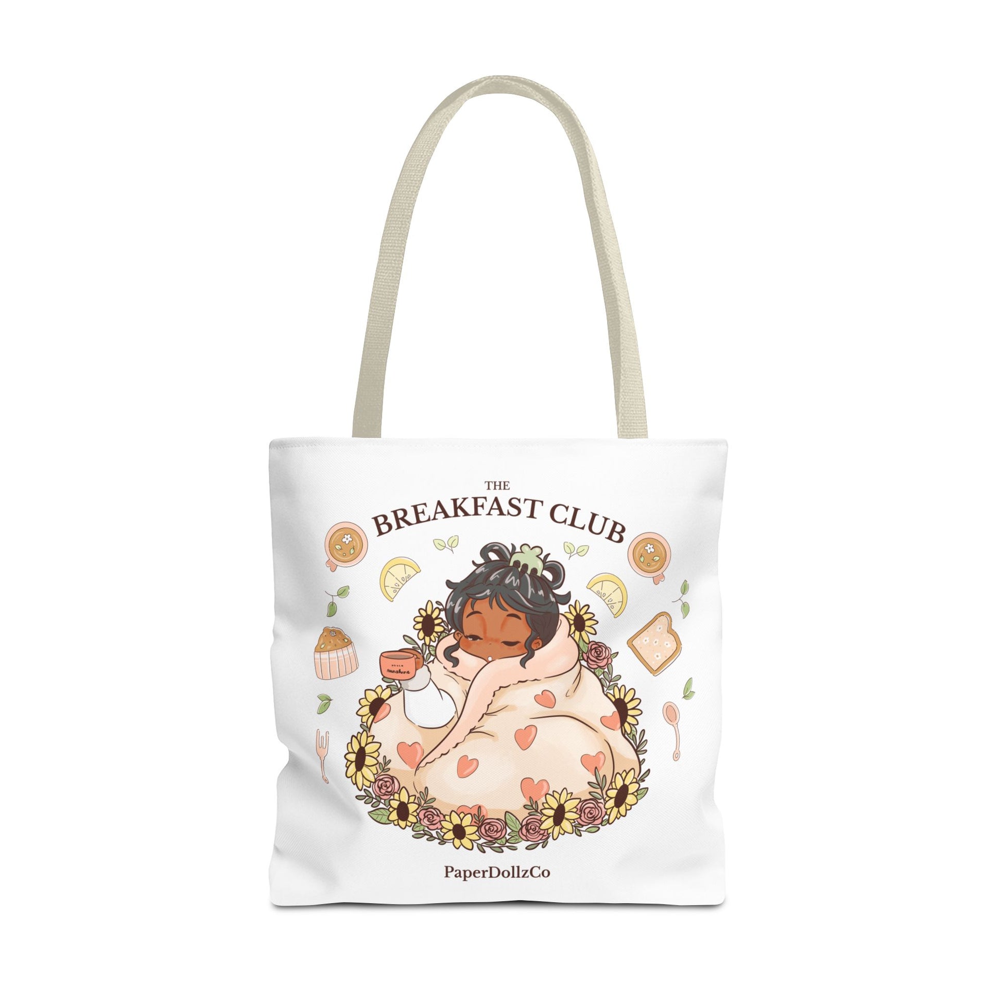 Breakfast Club Tote Bag for Food Lovers, Stylish Grocery Tote, Cute Shopping Bag, Gift for Foodies, Eco-Friendly Accessory | Olive Merch
