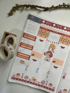 Coffee Shop ( True Passion ) Hobonichi Cousin Weekly Kit - hcwk027