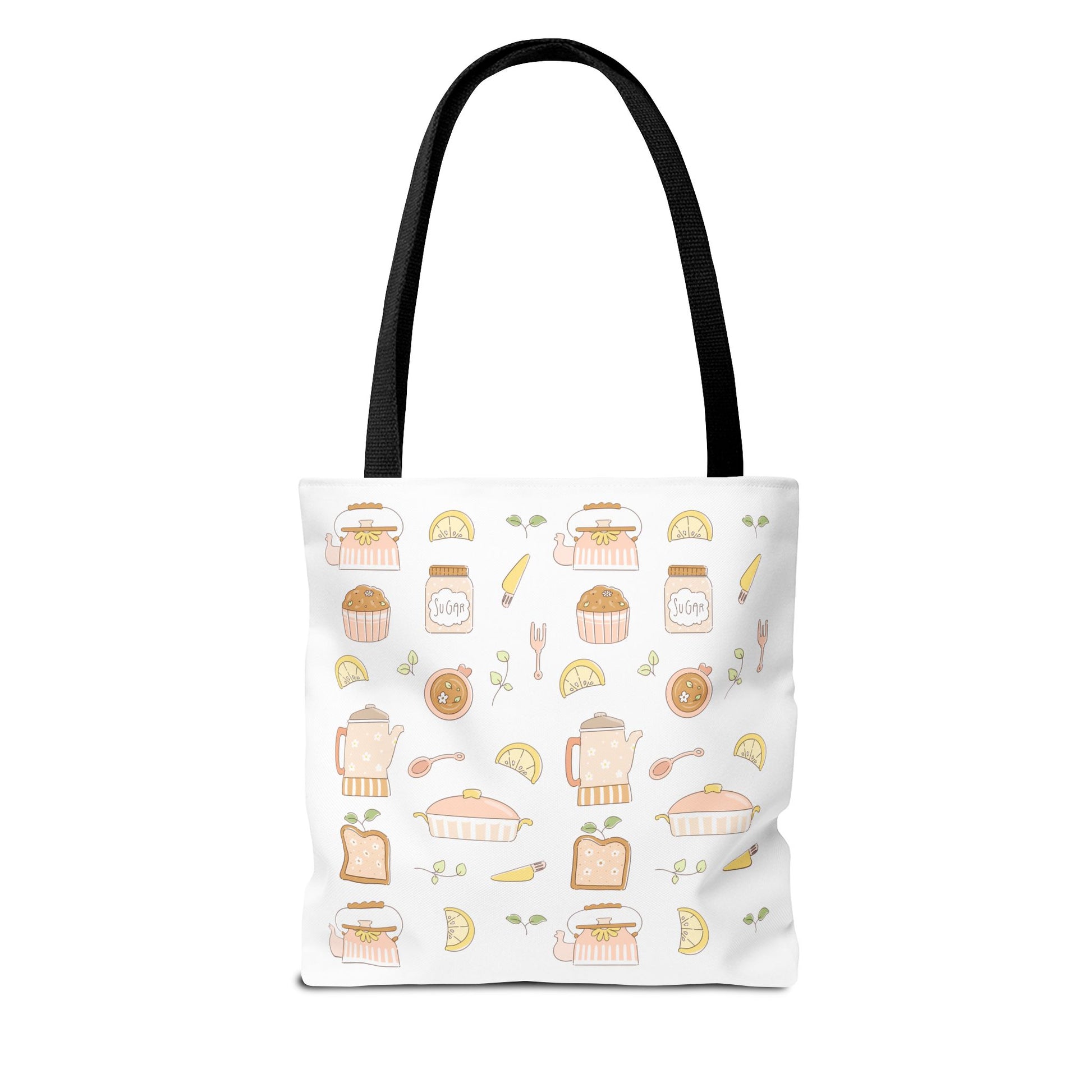Breakfast Club Tote Bag for Food Lovers, Stylish Grocery Tote, Cute Shopping Bag, Gift for Foodies, Eco-Friendly Accessory | Cherry Merch