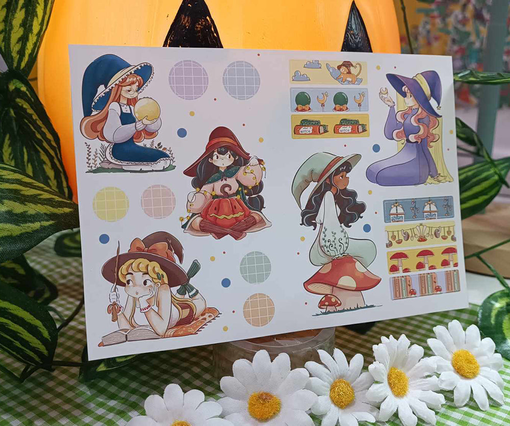 Enchanted PaperDollzCo Planner Sticker Book | CB052