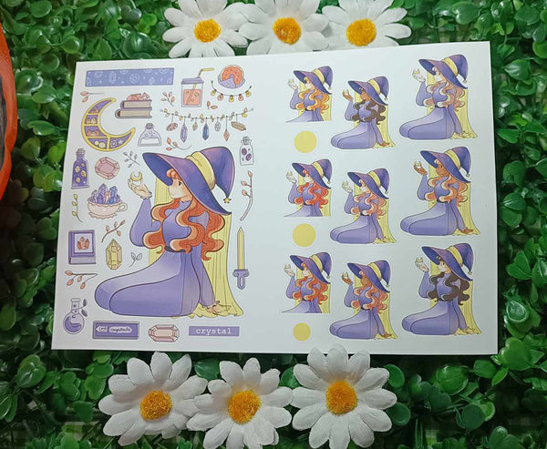 Enchanted PaperDollzCo Planner Sticker Book | CB052