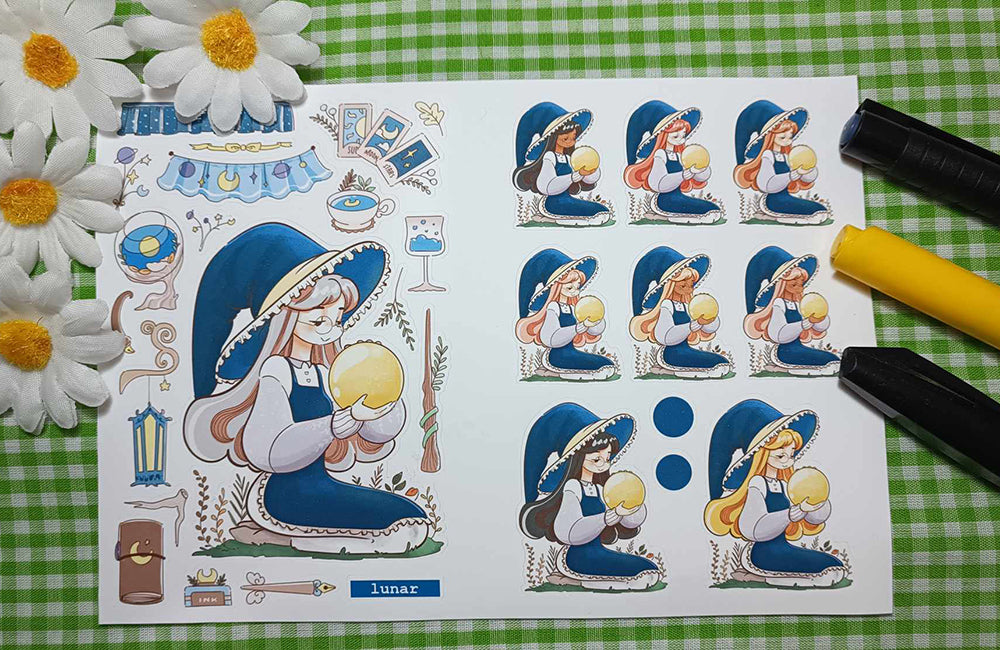 Enchanted PaperDollzCo Planner Sticker Book | CB052