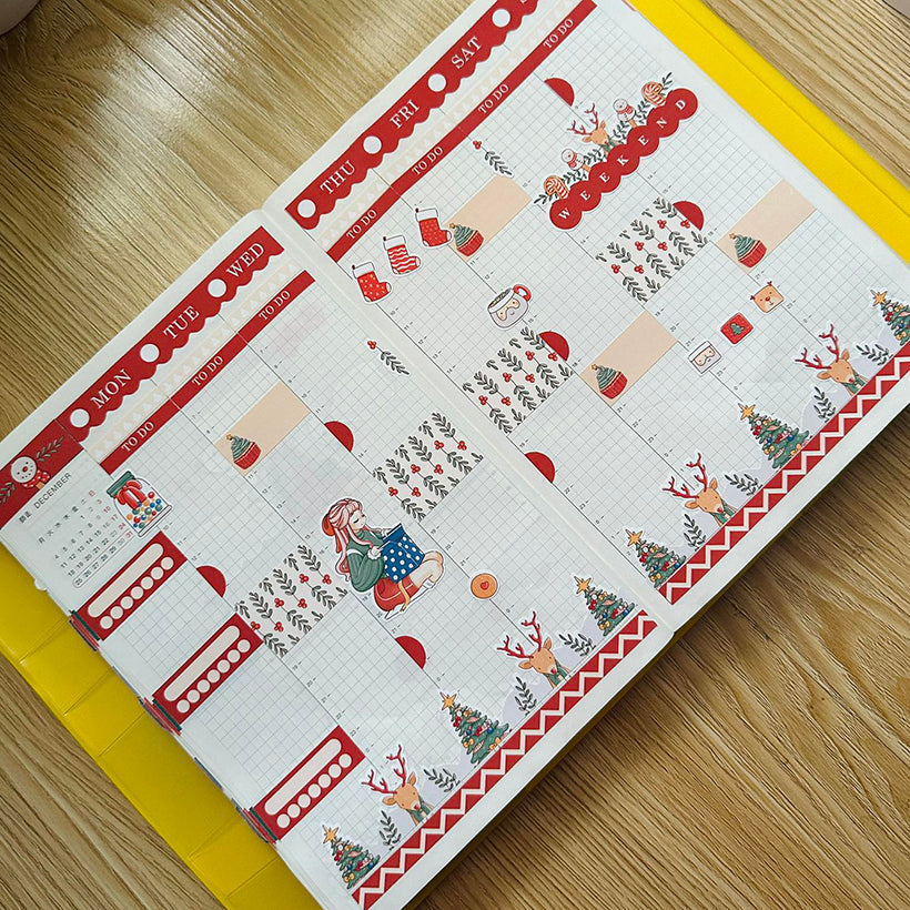 Bountiful Joy to the Dolly World Hobonichi Cousin Weekly Kit - hcwk036