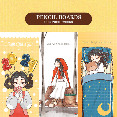 Paperdollzco Hobonichi Weeks Pencil Boards