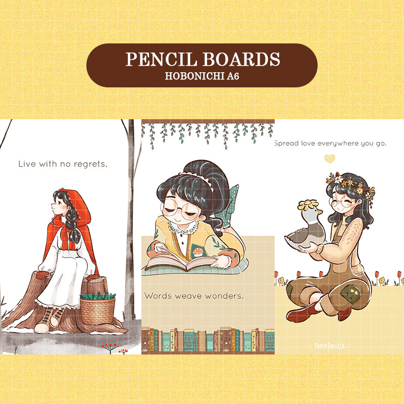 Paperdollzco A6 Pencil Boards