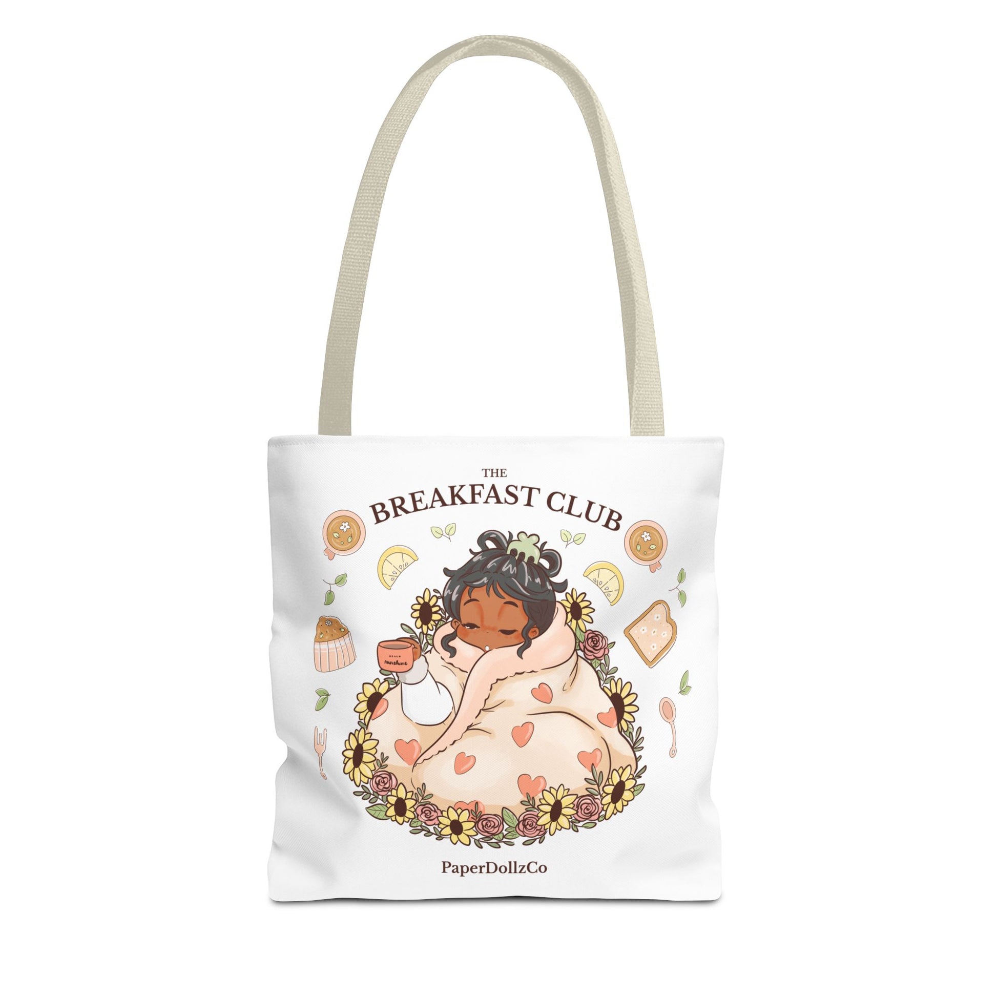 Breakfast Club Tote Bag for Food Lovers, Stylish Grocery Tote, Cute Shopping Bag, Gift for Foodies, Eco-Friendly Accessory | Olive Merch