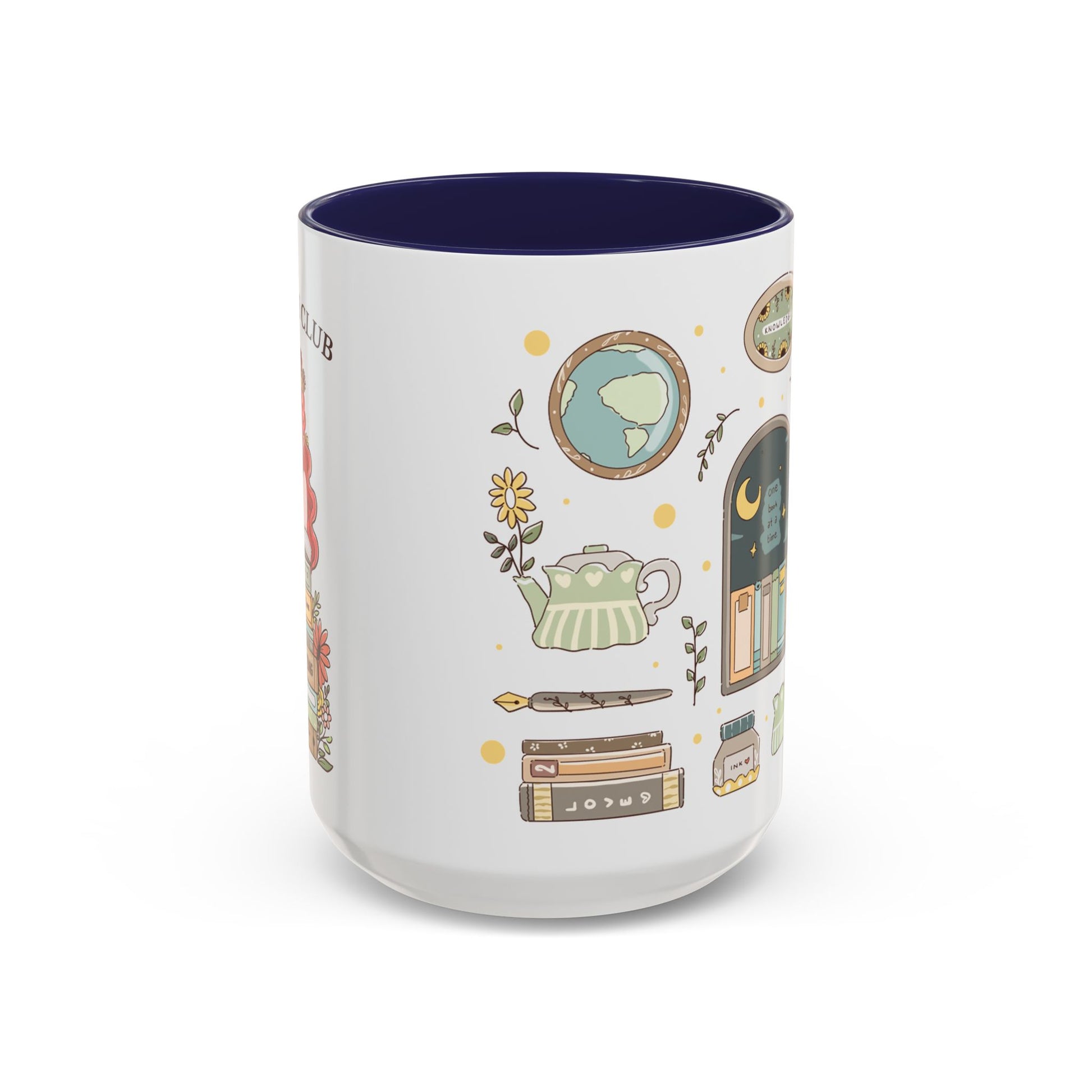 Whimsical Accent Coffee Mug - Cozy Home Vibes, Perfect Gift for Tea Lovers, Bookworms, and Relaxing Moments | Cherry Merch Mug