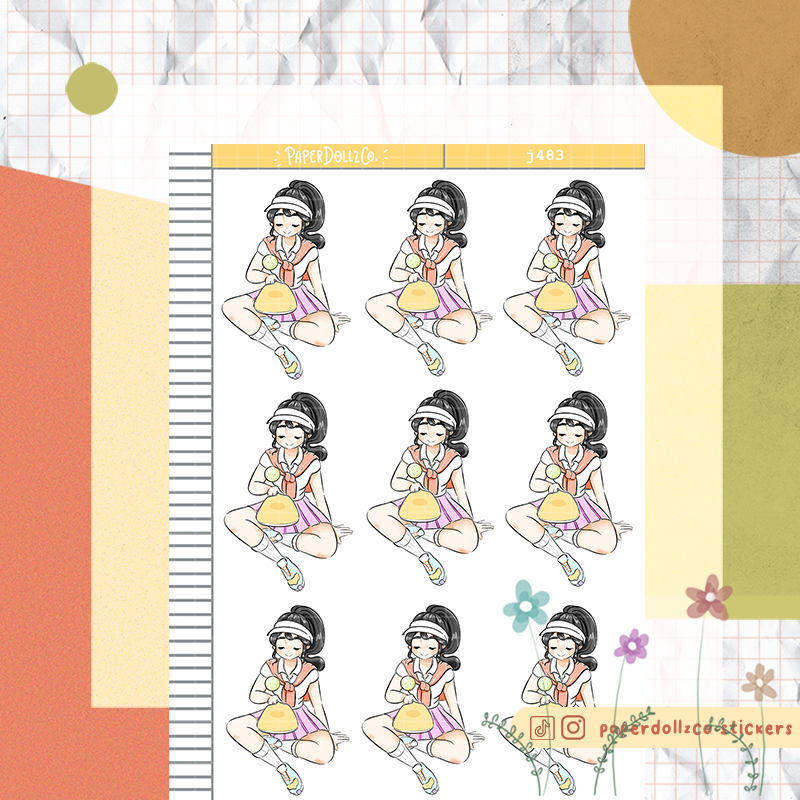 Body in Motion | Just Dolls Stickers | J483