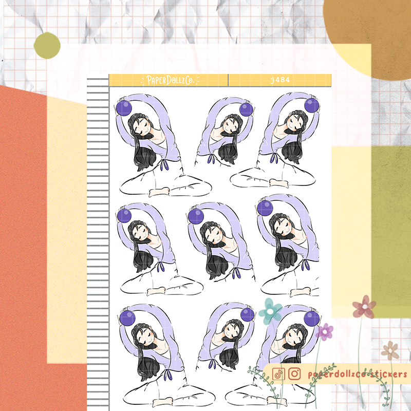 Body in Motion | Just Dolls Stickers | J484