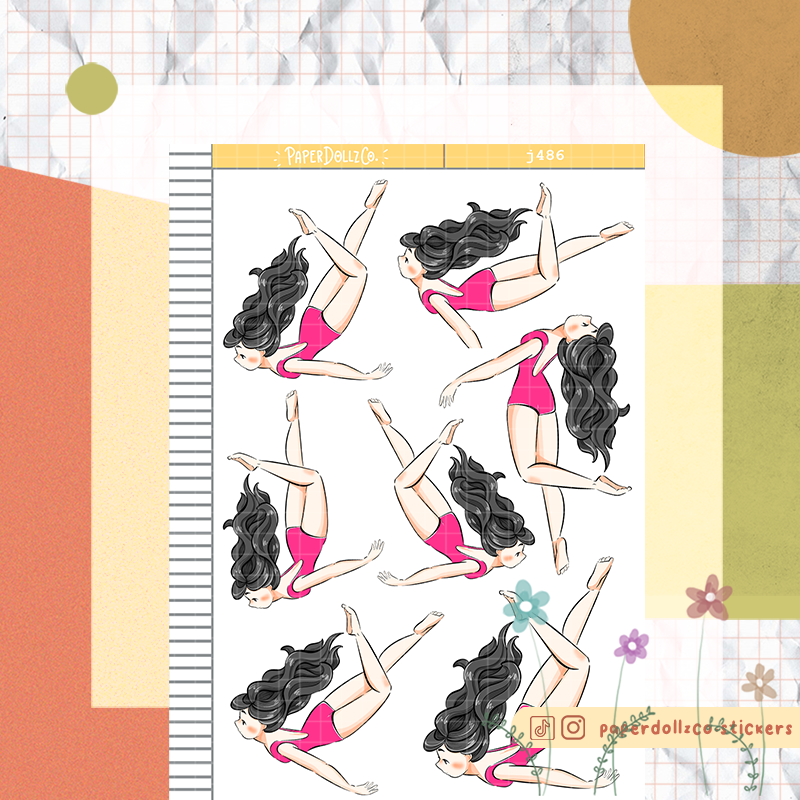 Body in Motion | Just Dolls Stickers | J486