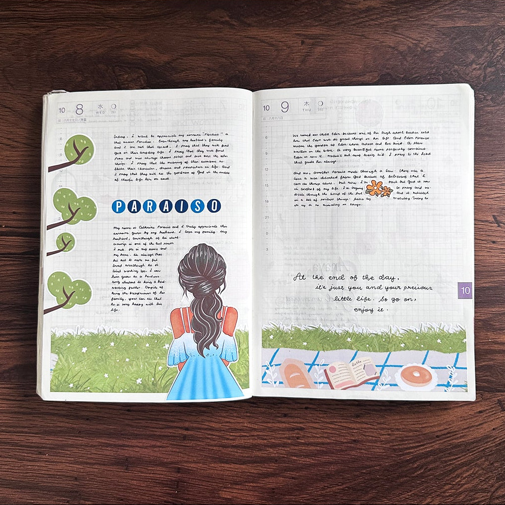 Crowning Glory | Hobonichi | Cousin Daily Sticker Kit | Cd022