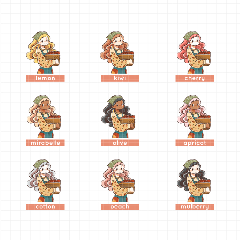 Robin | Birds of Autumn | Hobonichi A6 Daily Sticker Kit - a097