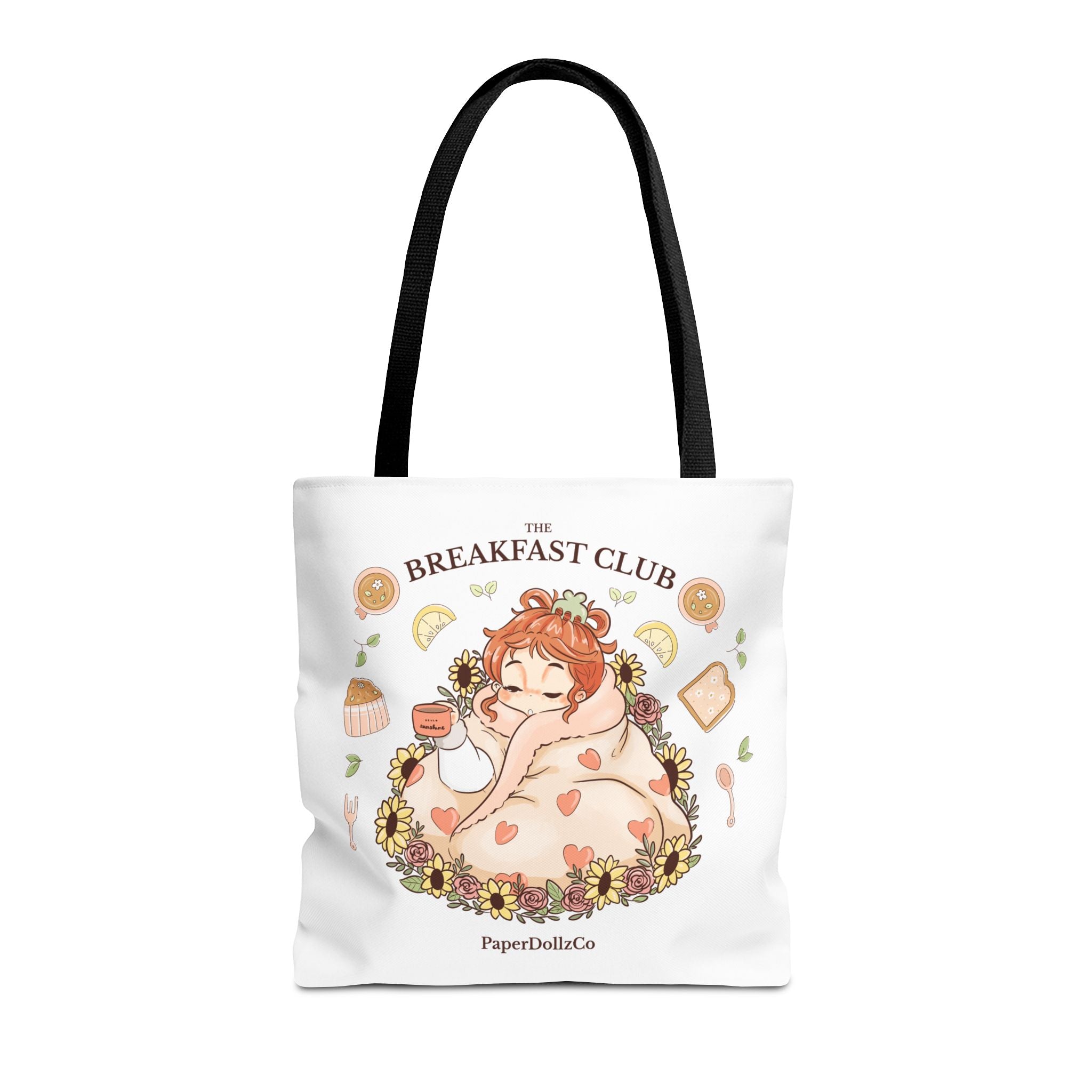 Breakfast Club Tote Bag for Food Lovers, Stylish Grocery Tote, Cute Shopping Bag, Gift for Foodies, Eco-Friendly Accessory | Kiwi Merch