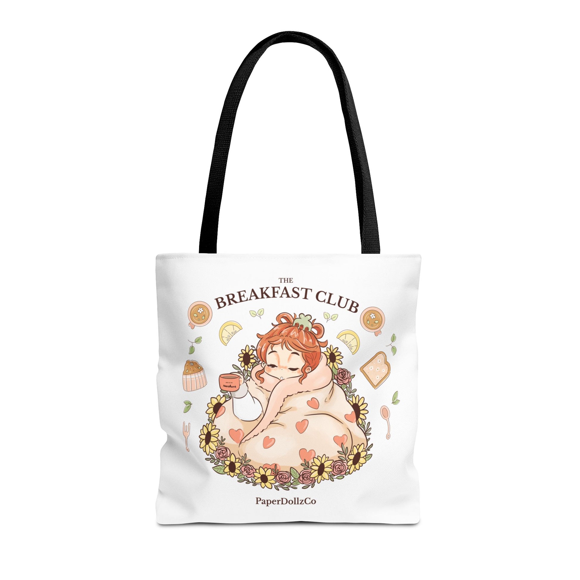 Breakfast Club Tote Bag for Food Lovers, Stylish Grocery Tote, Cute Shopping Bag, Gift for Foodies, Eco-Friendly Accessory | Kiwi Merch