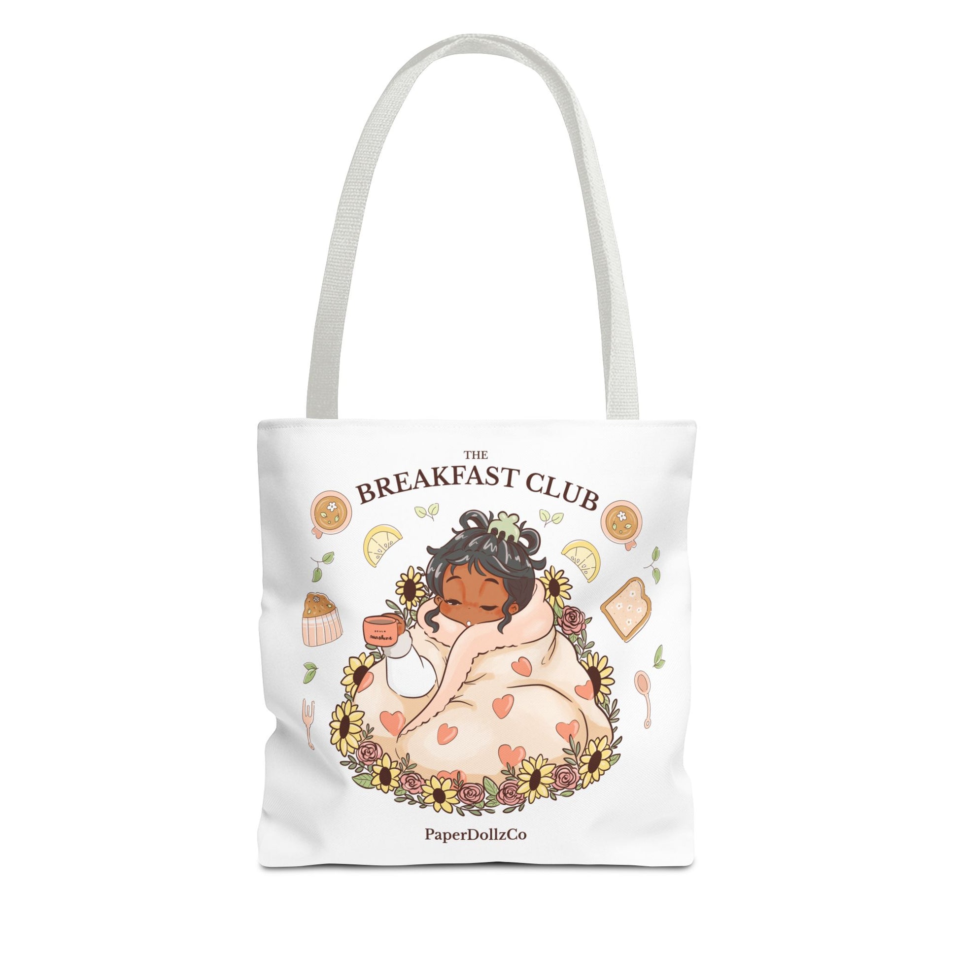 Breakfast Club Tote Bag for Food Lovers, Stylish Grocery Tote, Cute Shopping Bag, Gift for Foodies, Eco-Friendly Accessory | Olive Merch
