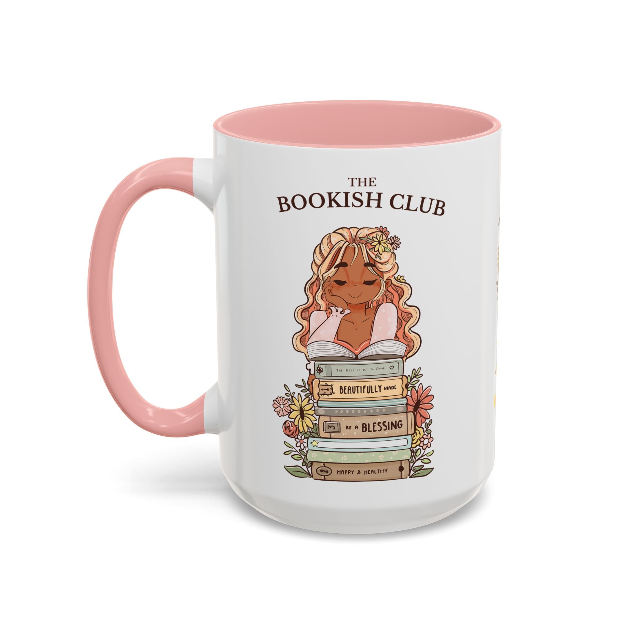 Whimsical Accent Coffee Mug - Cozy Home Vibes, Perfect Gift for Tea Lovers, Bookworms, and Relaxing Moments | MIrabelle Merch Mug