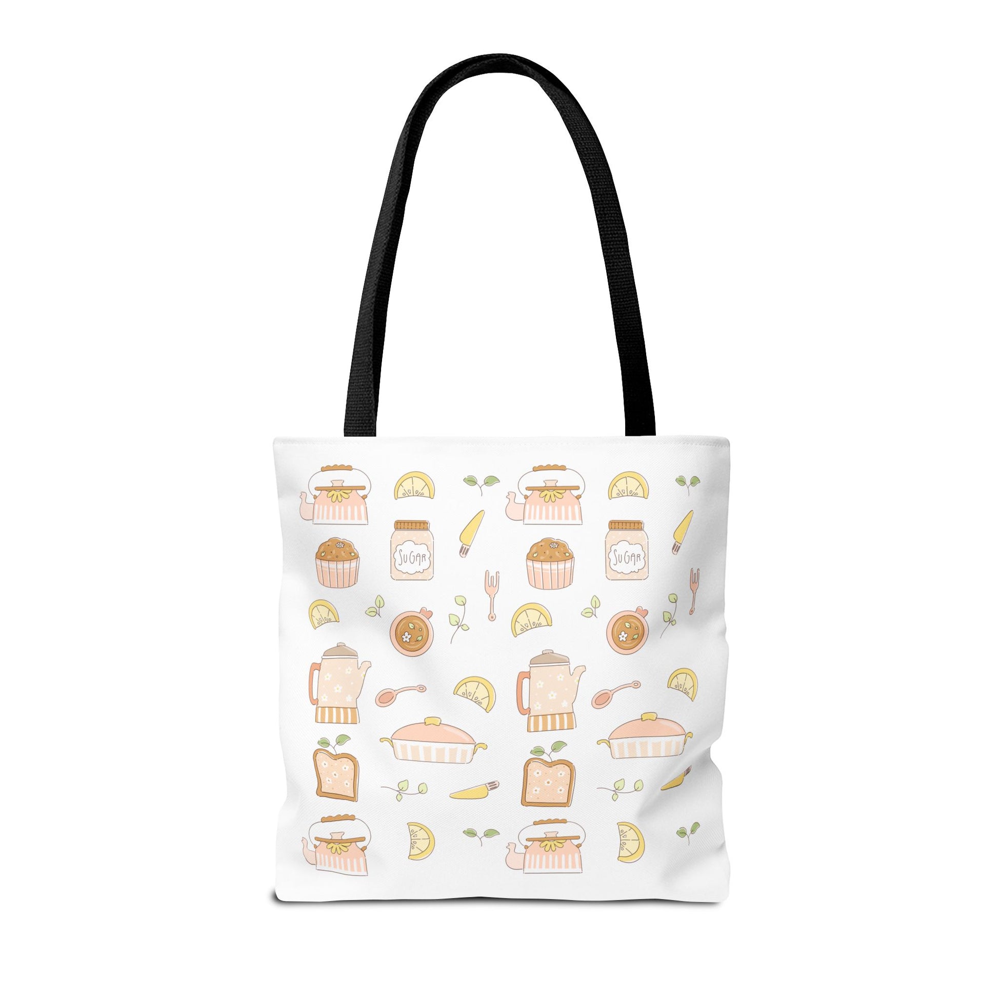 Breakfast Club Tote Bag for Food Lovers, Stylish Grocery Tote, Cute Shopping Bag, Gift for Foodies, Eco-Friendly Accessory | Cherry Merch