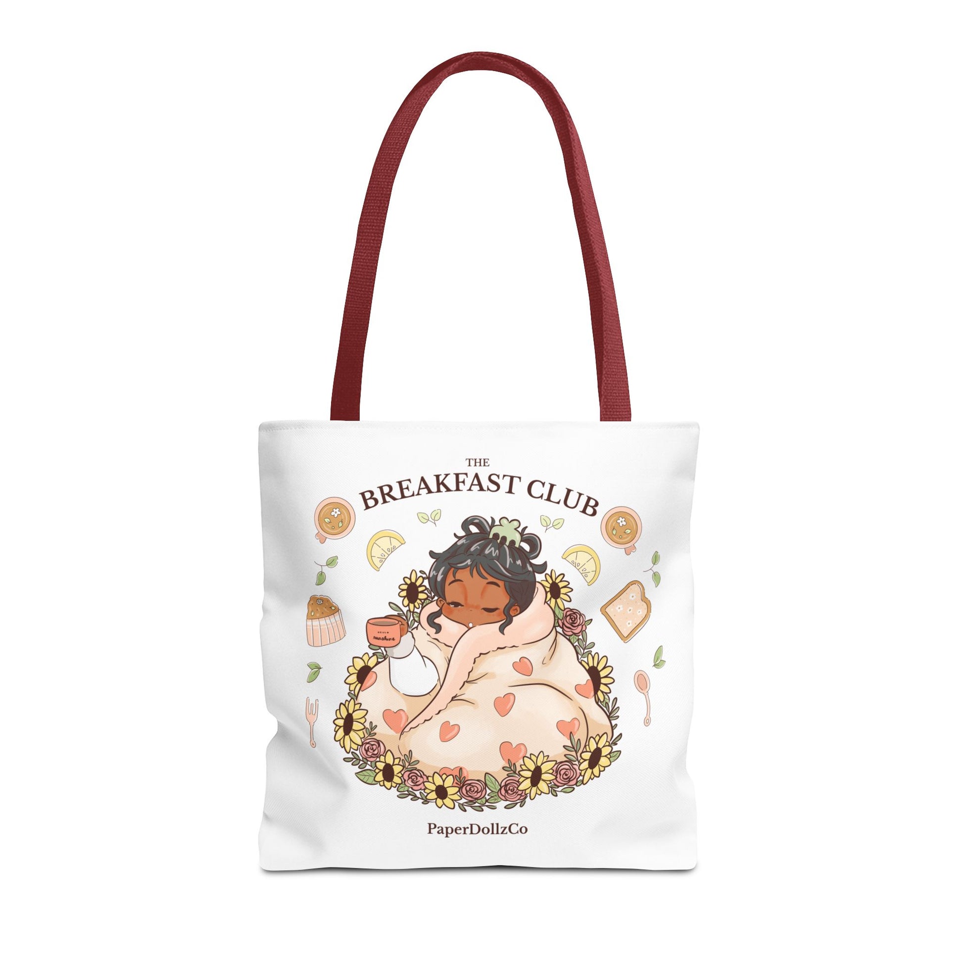 Breakfast Club Tote Bag for Food Lovers, Stylish Grocery Tote, Cute Shopping Bag, Gift for Foodies, Eco-Friendly Accessory | Olive Merch