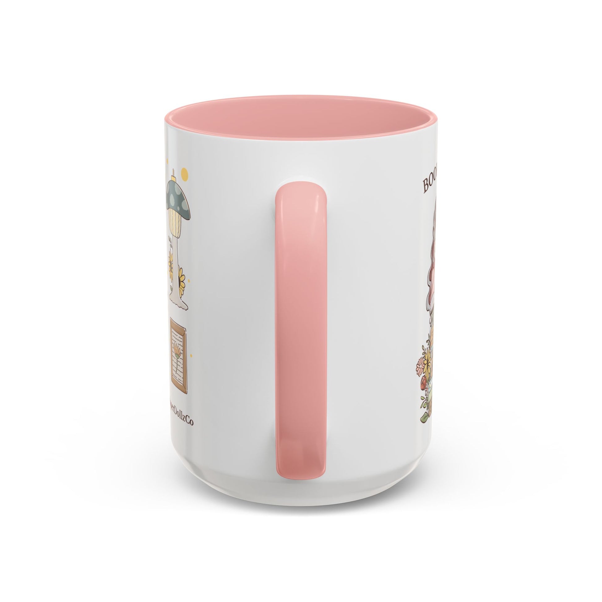 Whimsical Accent Coffee Mug - Cozy Home Vibes, Perfect Gift for Tea Lovers, Bookworms, and Relaxing Moments | Cotton Merch Mug