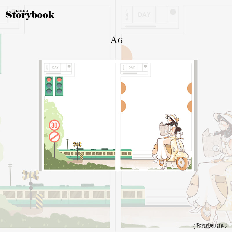 Roadtrip Wanderlust Hobonichi A6 Daily Sticker Kit - a066