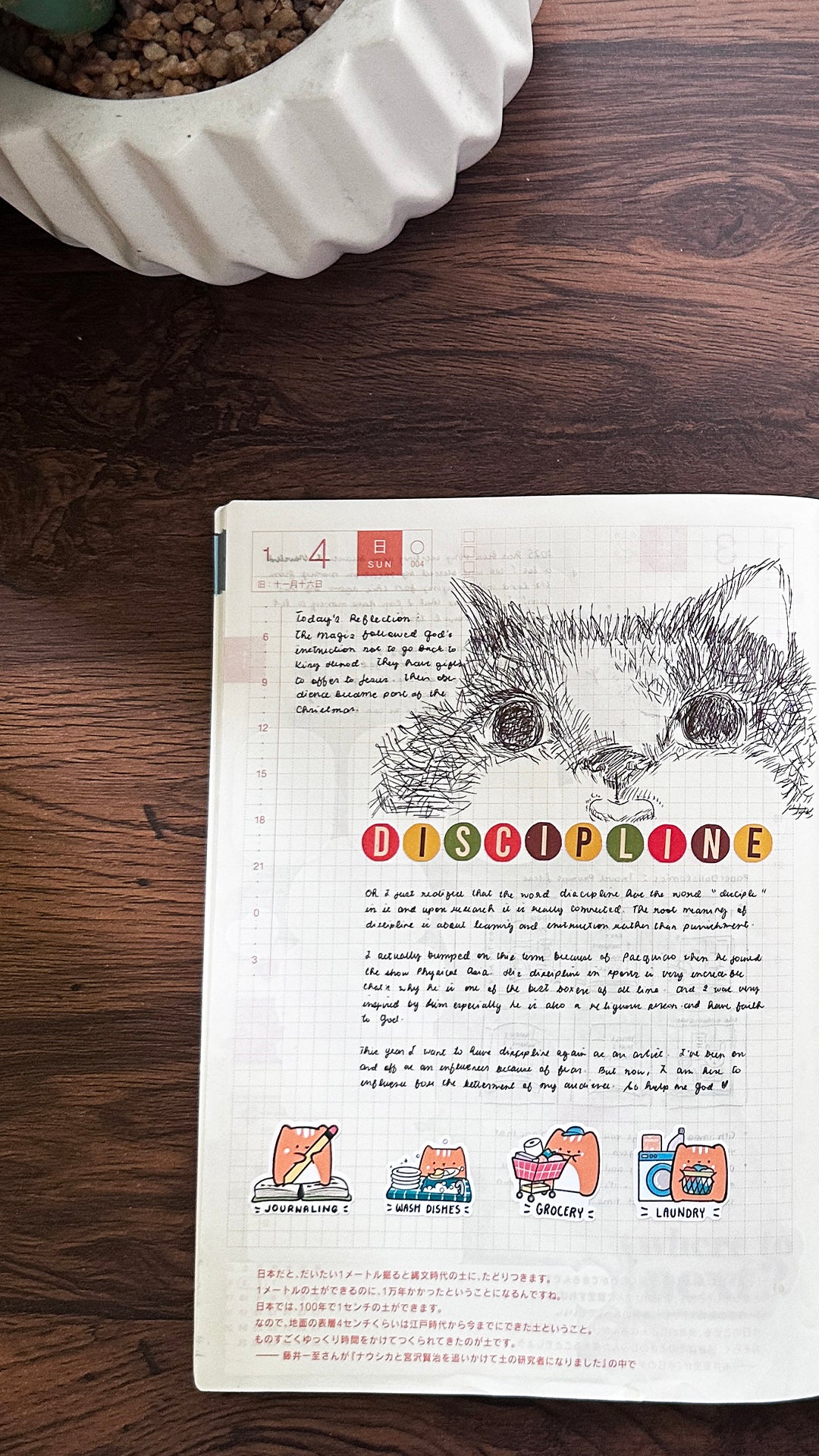 Journaling | Activity | Neko Veggies Sticker | nv005