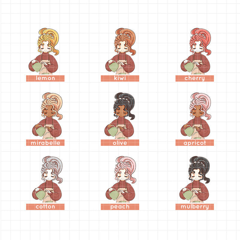 Coffee Shop True Passion Paperdollzco Planner Stickers | J381