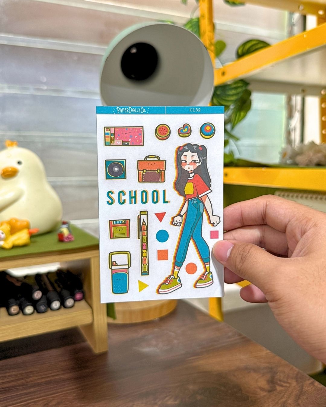 90's School | Back When 90s | Collection Stickers | C132