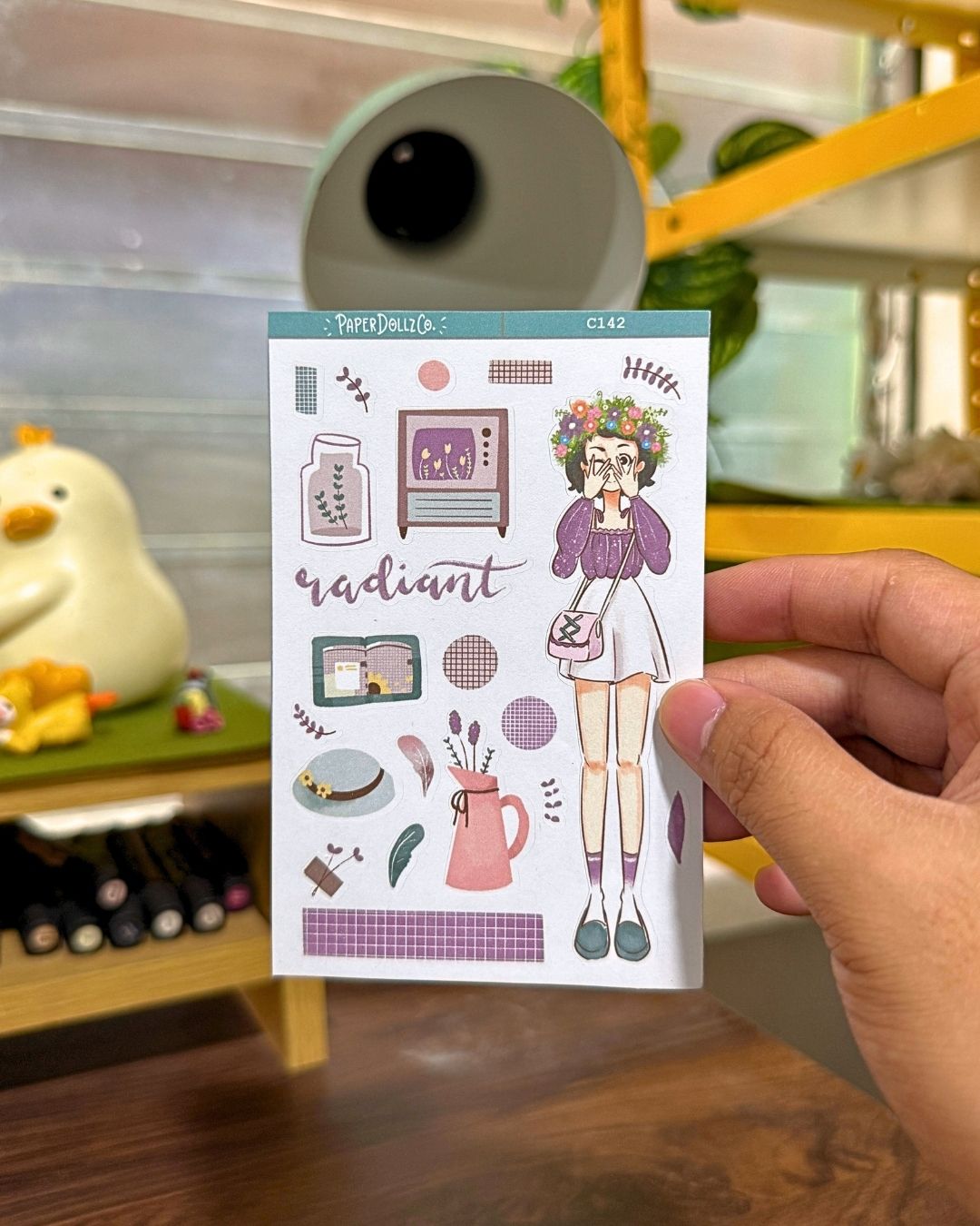 Radiant | Spring | Collections Sticker | C142