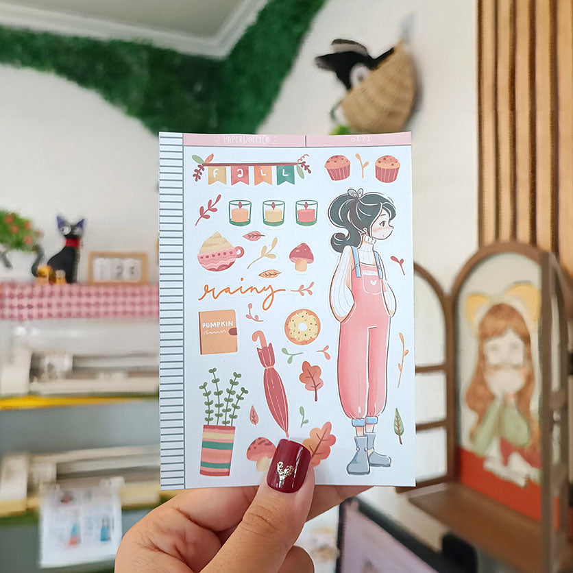 Rainy | Fall in Love | Collections Sticker | C171
