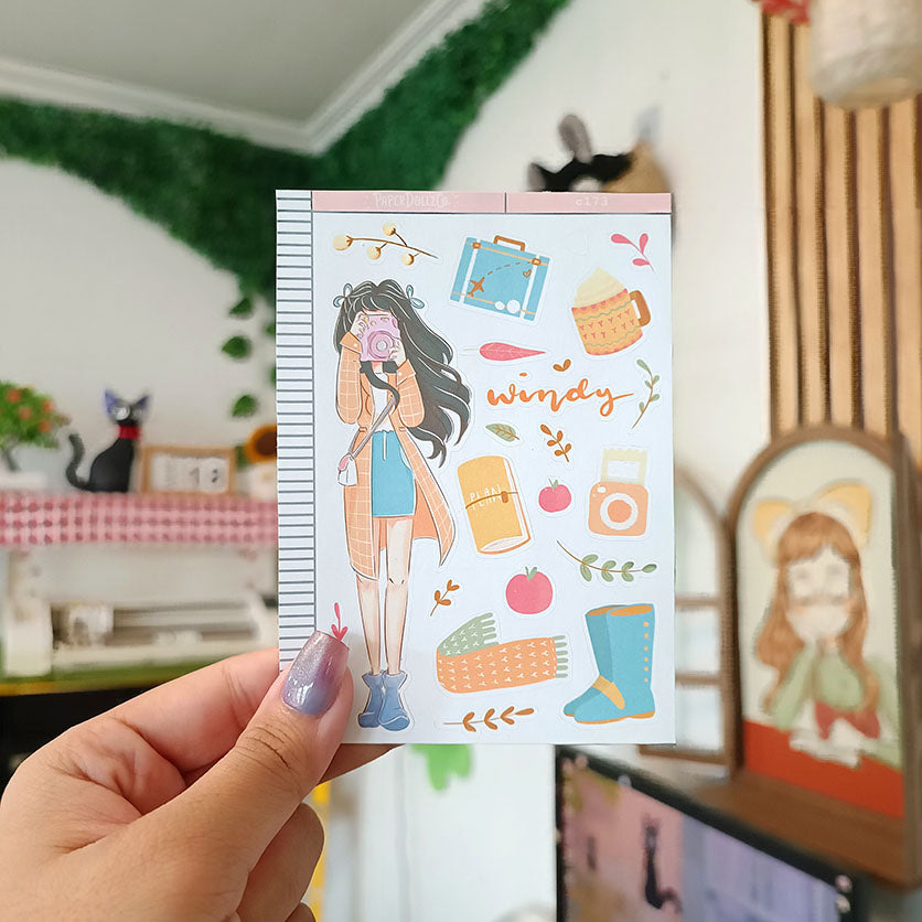 Windy | Fall in Love | Collections Sticker | C173