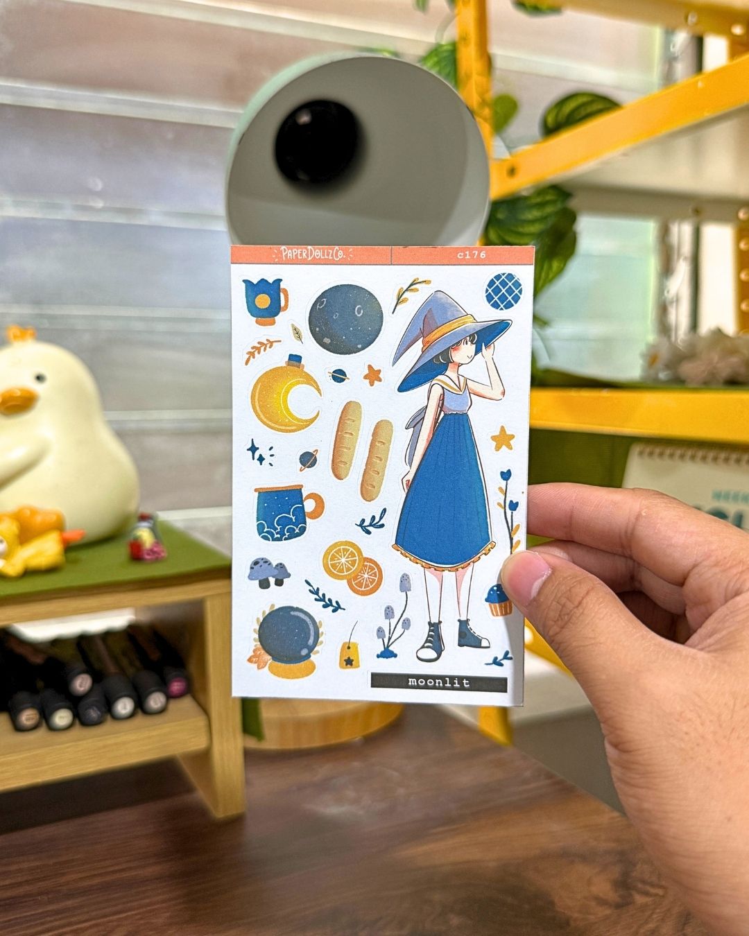 Moonlit | Sorceress | Halloween Collections Sticker | C176