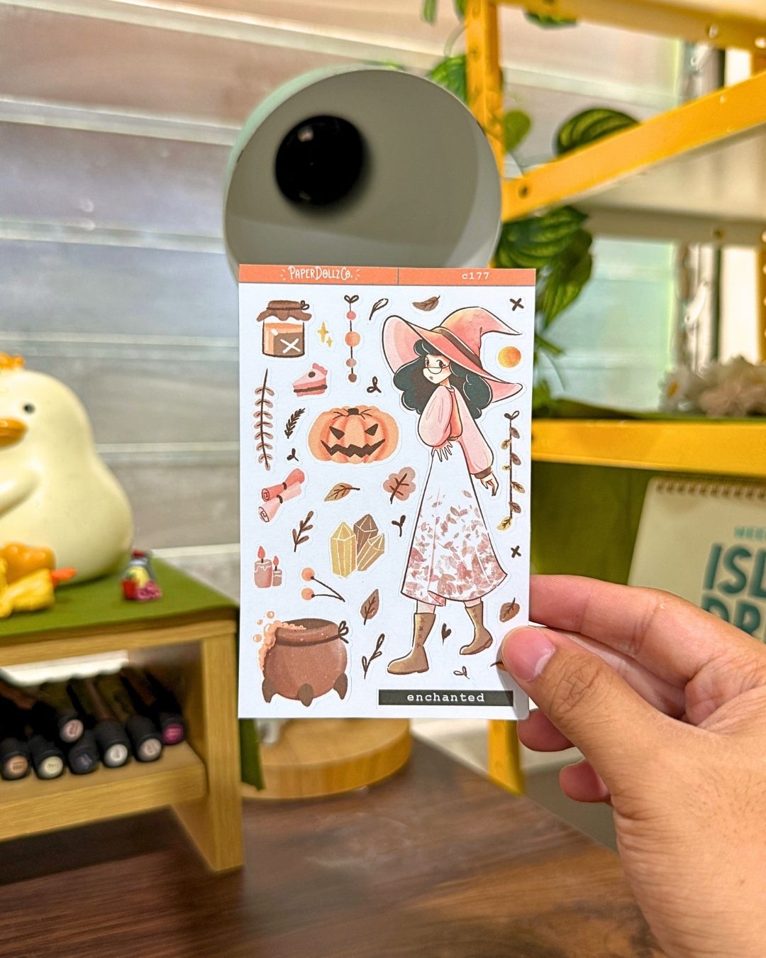Enchanted | Sorceress | Halloween Collections Sticker | C177