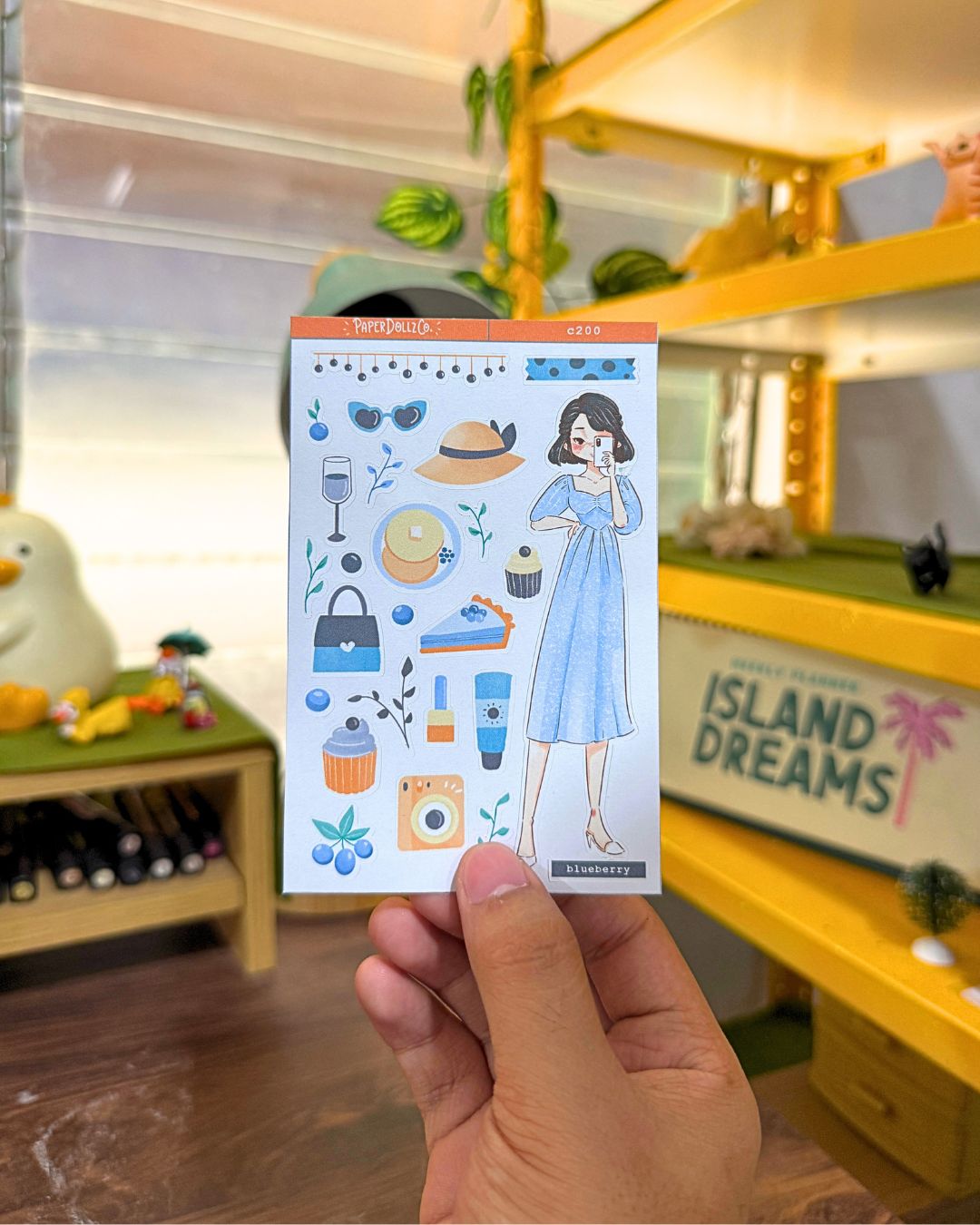 Blueberry | Sweet Summer | Collections Stickers | C200
