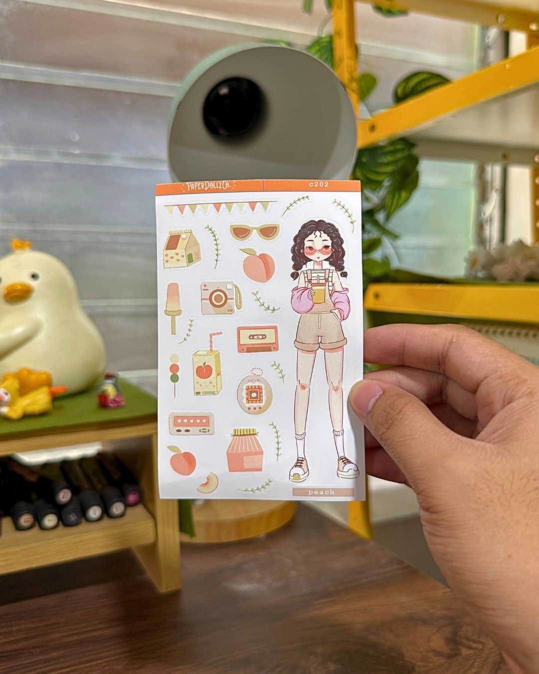 Peach | Sweet Summer | Collections Stickers | C202