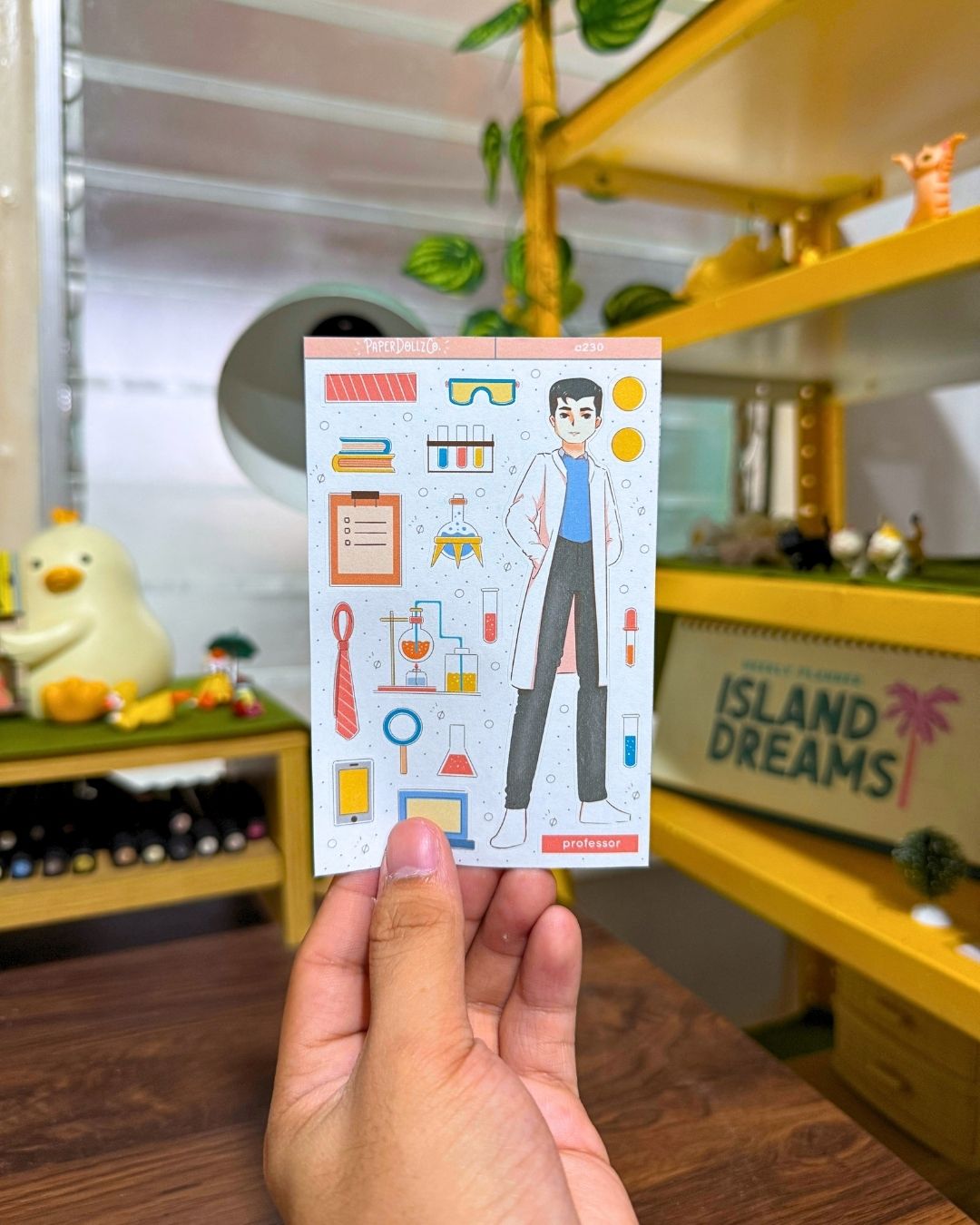 Professor | Workaholic | Collections Stickers | C230