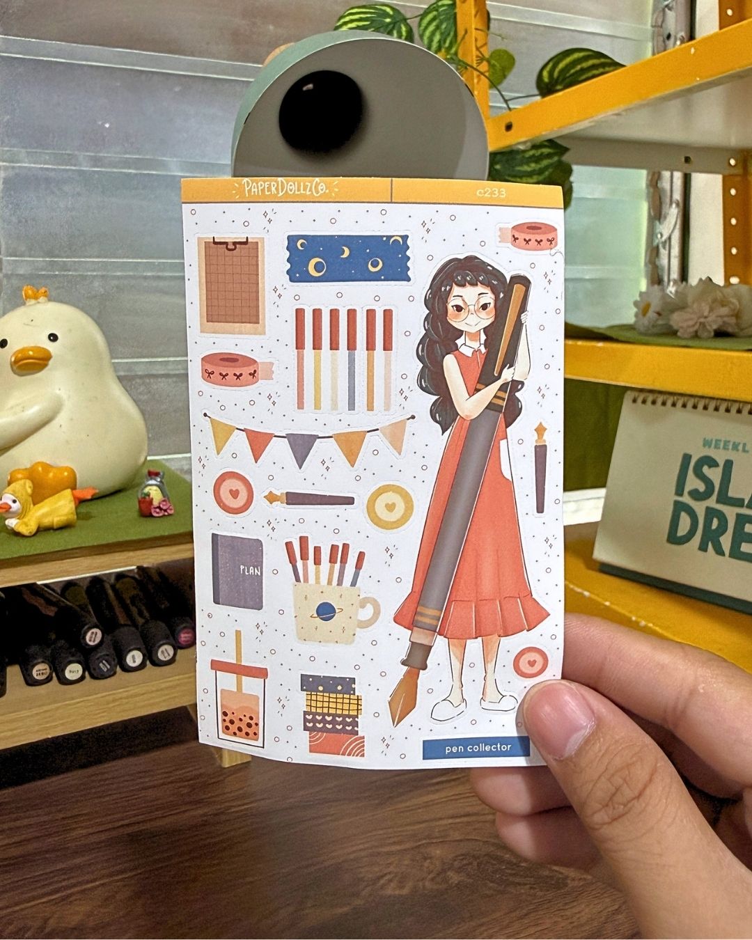 Pen Collector | Craft Library | Collections Stickers | C233