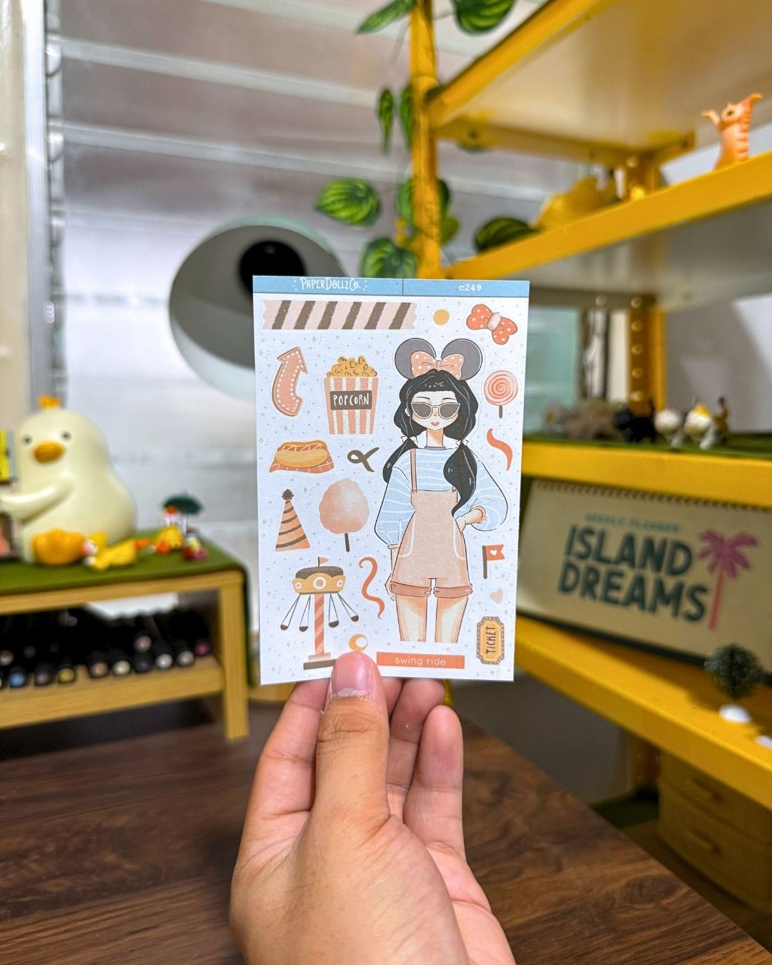 Swing Ride | My Fair Ladies | Collections Stickers | C249