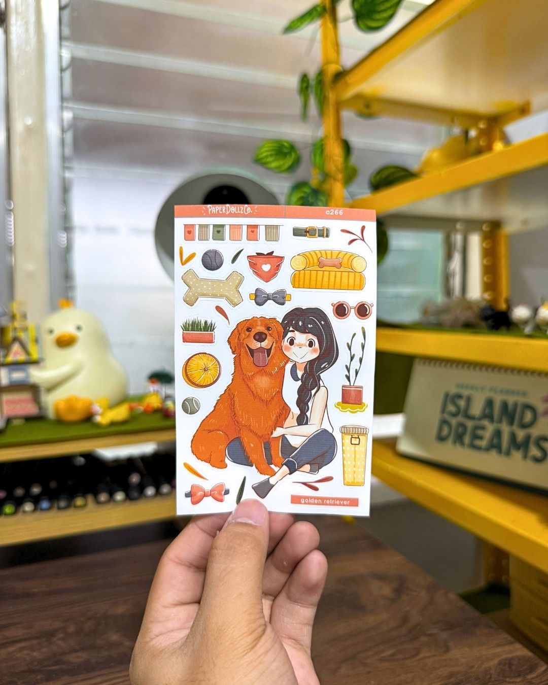 Golden Retriever | Fur In Love | Collections Stickers | C266