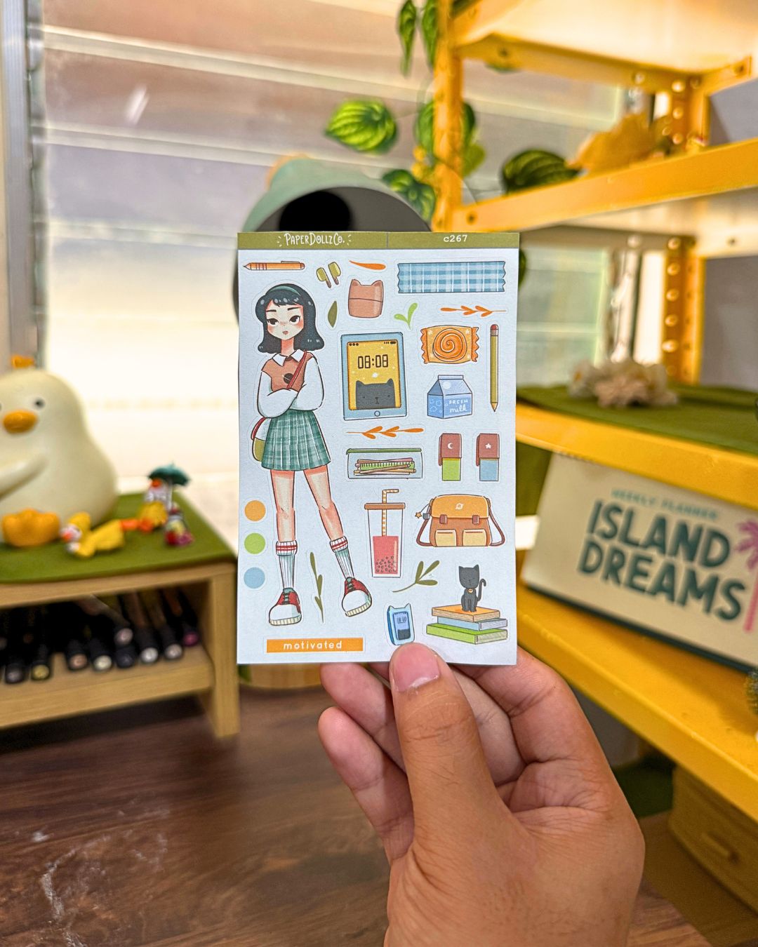 Motivated Student | School Is Cool | Collections Stickers | C267