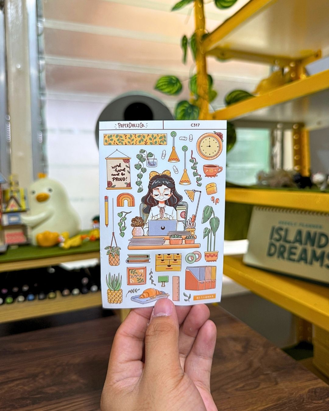Diligent | Working Women | Collections Stickers | C317